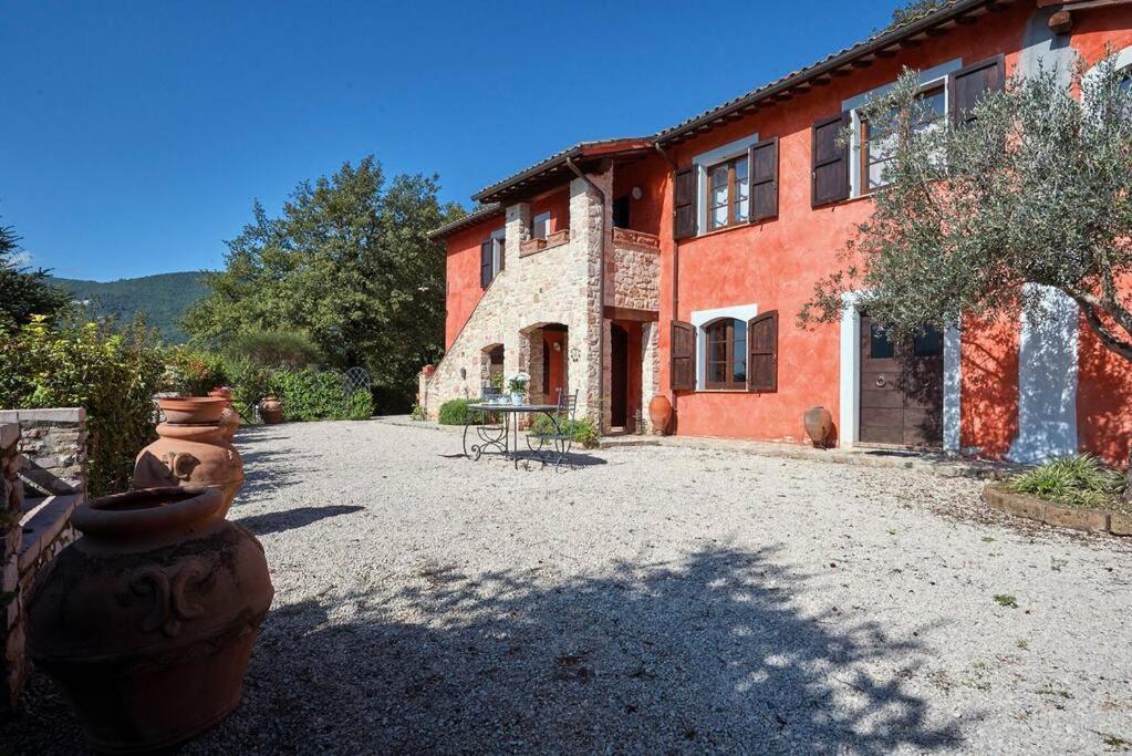 Вилла Casale Rosso Castel San Felice Экстерьер фото