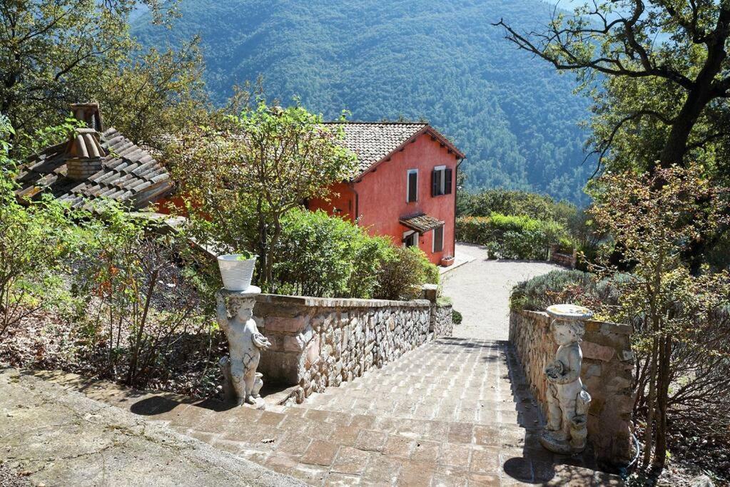 Вилла Casale Rosso Castel San Felice Экстерьер фото