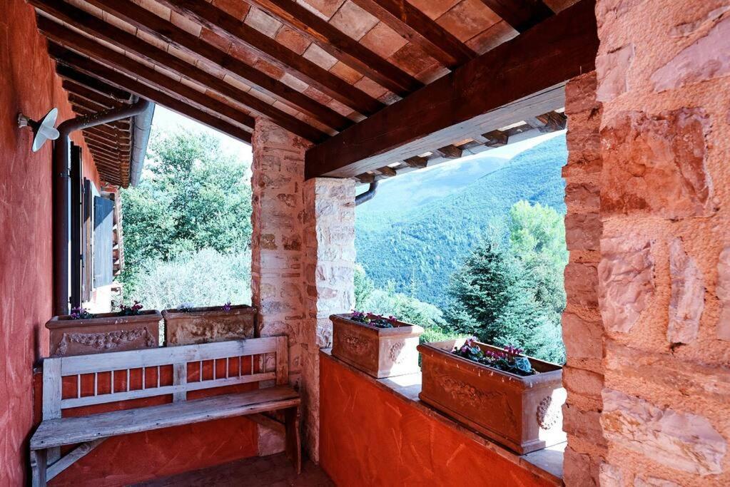 Вилла Casale Rosso Castel San Felice Экстерьер фото